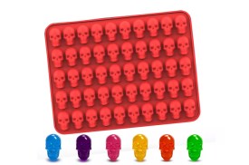 Molde silicona 50 mini calaveras